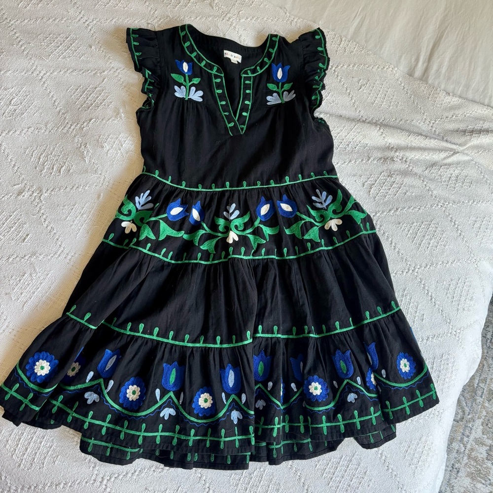 Roller Rabbit Embroidered Mini Dress